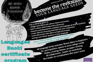 Languages Back! flier